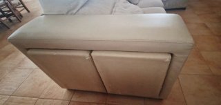 Sofá modular 3 plazas tela beige