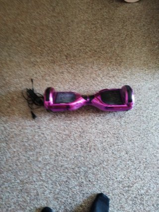 Hoverboard rosa con cargador