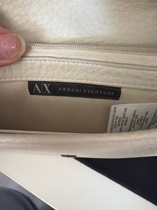 Monedero Armani Exchange Beige/Blanco