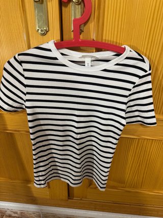Camiseta H&M Rayas Talla S