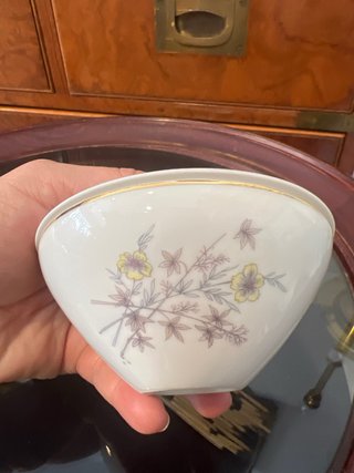 Azucarero Bidasoa Porcelana Dorada