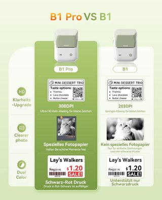 NIIMBOT impresora etiquetas portátil verde