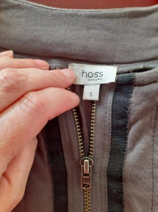 Vestido Hoss Intropia manga larga morado