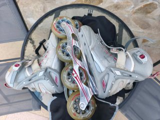 Patines en línea Rollerblade grises