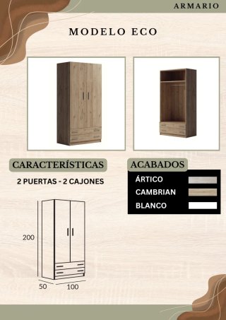 Armario Modelo  4 Puertas y 3puertas y 2 puertas