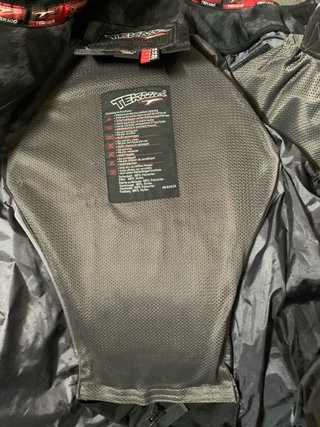 Cazadora moto efecto camuflaje