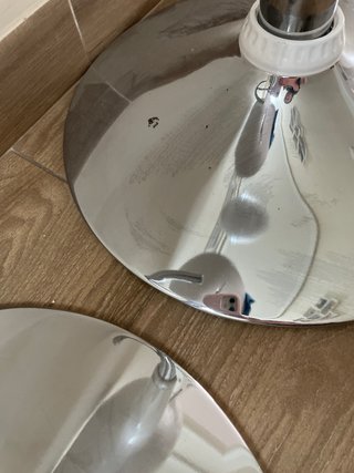 Juego de 2 Sillas Altas Cromadas