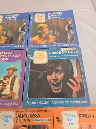 Lote 7 Películas Super 8 Kino Color precio unidad