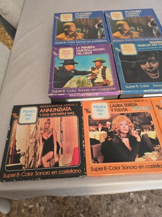 Lote 7 Películas Super 8 Kino Color precio unidad