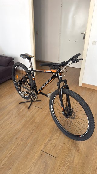 Bici Montaña B-Pro Negra/Naranja
