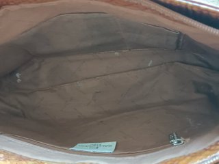 Borsa Balenciaga in pelle di coccodrillo marrone