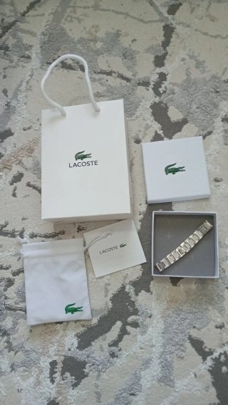 Pulsera Lacoste Acero Inoxidable incluido ajuste