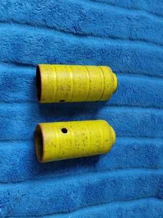 Pegs verdes bicicleta BMX
