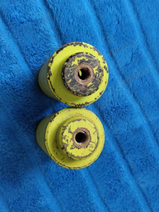 Pegs verdes bicicleta BMX