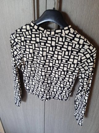 Maglia donna elegante fantasia geometrica