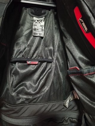 Chaqueta de moto Alpinestars + guantes