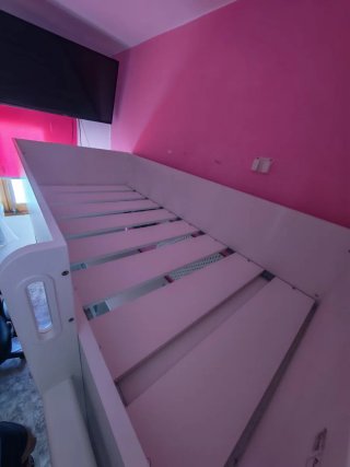 Cama alta IKEA SMÅSTAD + armario