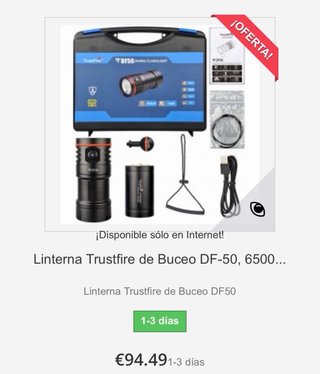 Equipo Foto/Vídeo Submarino Profesional como nuevo