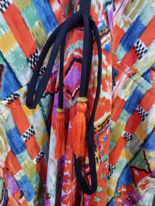Vestido largo boho sunset and moon Kahyra