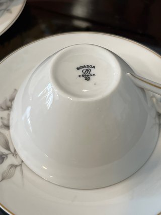 Conjunto 2 Tazas Té Porcelana Bidasoa