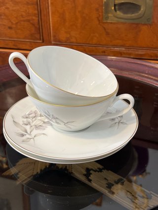 Conjunto 2 Tazas Té Porcelana Bidasoa
