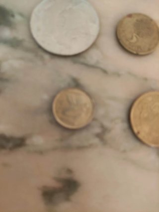 Lote de 5 monedas antiguas