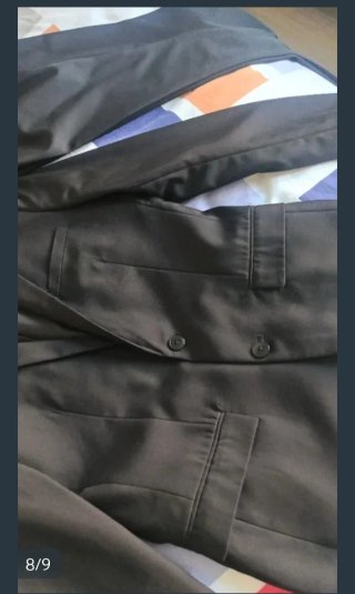 Traje negro elegante