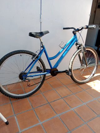 Bicicleta de paseo azul mujer Conor