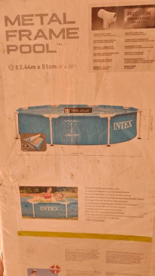 Piscina Intex Desmontable 2.40m x 51cm Nueva