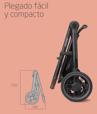 Maxi-Cosi Zelia S Trio carrito bebé 3 en 1 gris !!