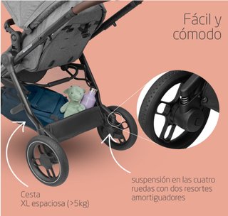 Maxi-Cosi Zelia S Trio carrito bebé 3 en 1 gris !!