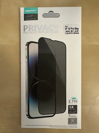 Protector anti espía iPhone 14, 15 y 16 varios