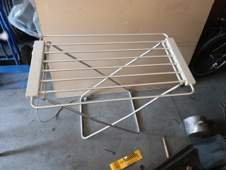 Tendedero eléctrico plegable