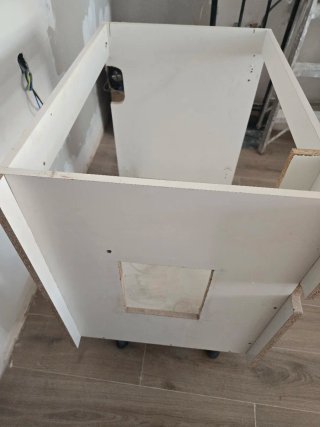Mueble bajo lavabo cocina sin patas