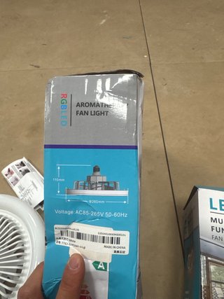 Lámpara Ventilador LED RGB Multifunción