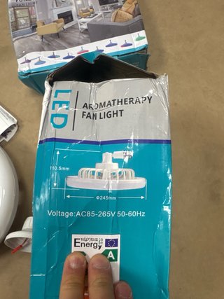 Lámpara Ventilador LED RGB Multifunción