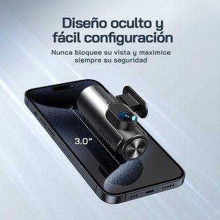 WOLFANG cámara coche doble lente 4K