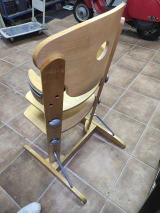 Trona infantil evolutiva madera