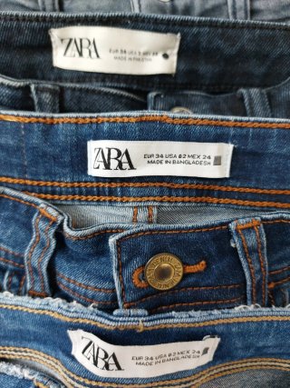 Pantalones vaqueros Zara talla 34
