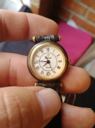 Reloj Micro Cuarzo Esfera Romana Antigua