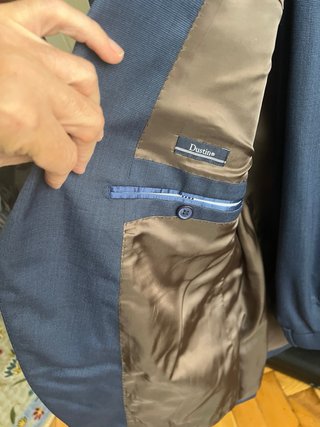 Traje DUSTIN azul marino talla XXXL