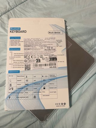 Teclado Bluetooth Recargable Rosa