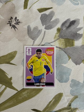 Carta Panini Luis Díaz Extra Sticker Mundial