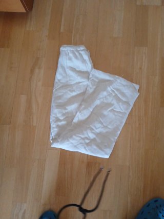 Pantalón lino elástico talla XS
