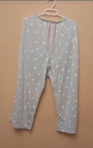 Pijama Verano Hello Kitty Gris Lunares