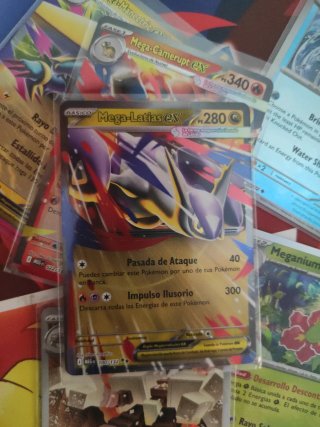 Lote Cartas Pokémon Mega Evolución