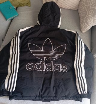 Chaqueta Adidas plumífera naranja Talla S