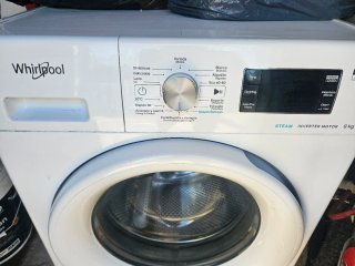 Lavadora Whirlpool 8 kg Steam Inverter Motor