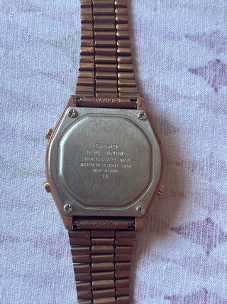 Reloj Casio B640WC-5AEF Vintage Oro Rosa