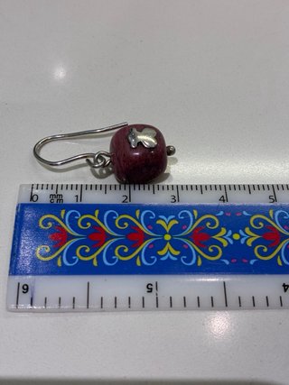 Pendientes Tous piedra rosa y plata